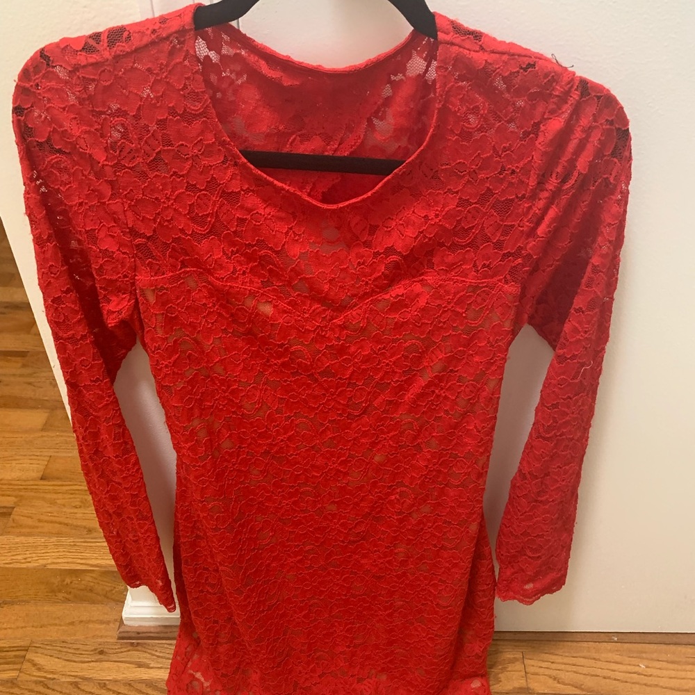 Express, medium, midi lace dress ❤️
